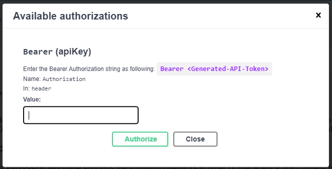 apiKey Prompt